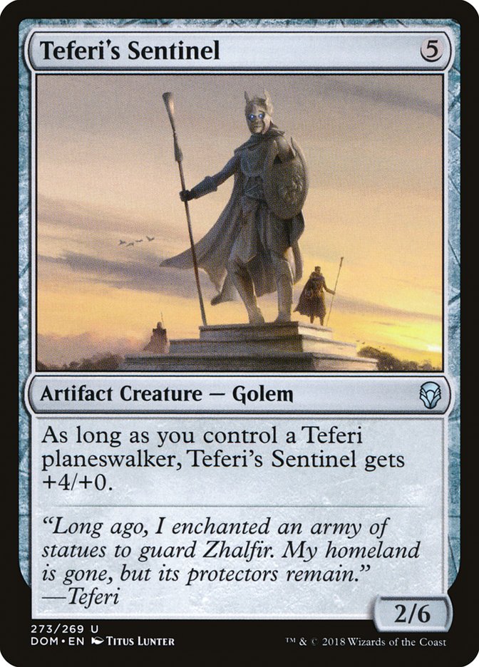 Teferi's Sentinel [Dominaria] | Exor Games Bridgewater