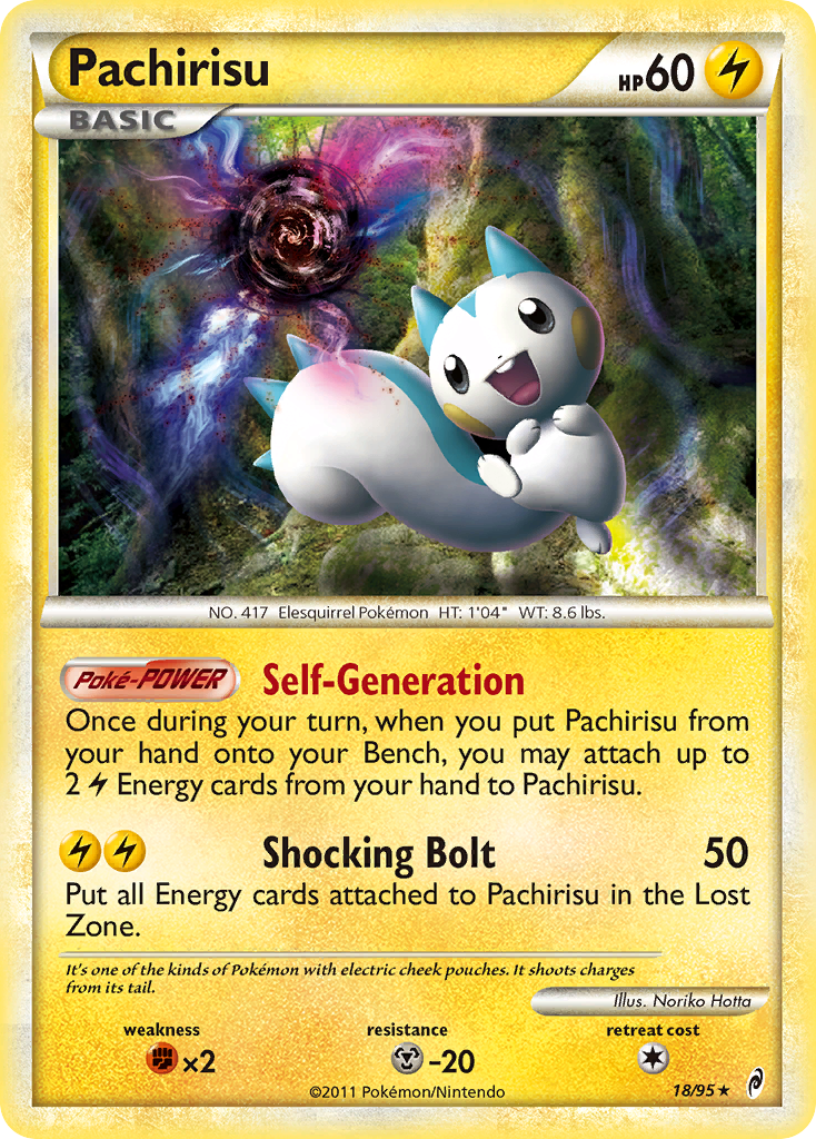 Pachirisu (18/95) [HeartGold & SoulSilver: Call of Legends] | Exor Games Bridgewater