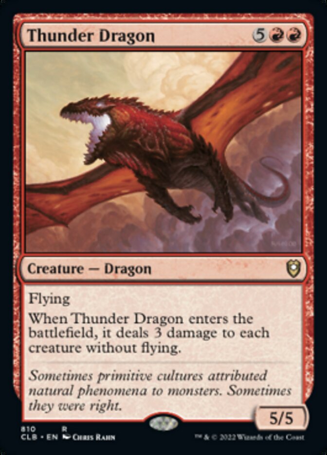 Thunder Dragon [Commander Legends: Battle for Baldur's Gate] | Exor Games Bridgewater