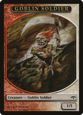 Goblin Soldier Token [Eventide Tokens] | Exor Games Bridgewater