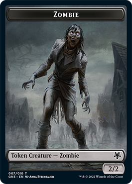 Zombie // Angel Double-Sided Token [Game Night: Free-for-All Tokens] | Exor Games Bridgewater