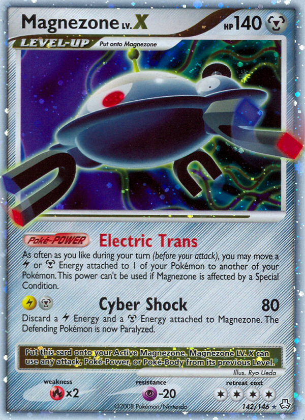 Magnezone LV.X (142/146) [Diamond & Pearl: Legends Awakened] | Exor Games Bridgewater