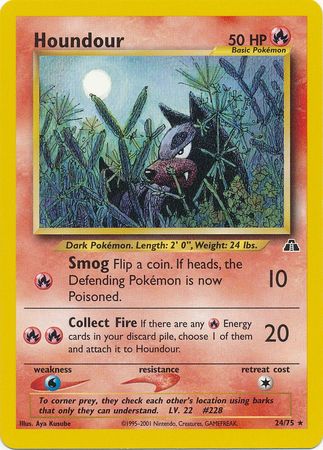 Houndour (24/75) [Neo Discovery Unlimited] | Exor Games Bridgewater