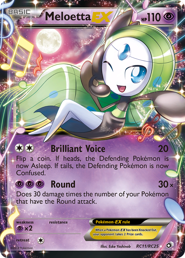 Meloetta EX (RC11/RC25) [Black & White: Legendary Treasures] | Exor Games Bridgewater