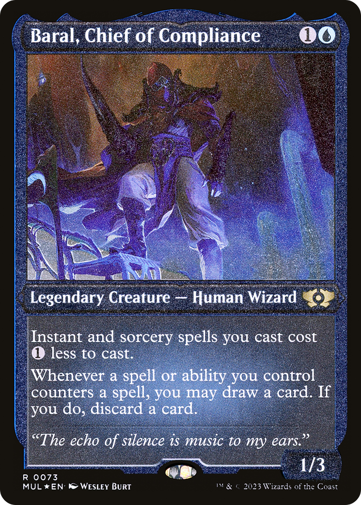 Baral, Chief of Compliance (Foil Etched) [Multiverse Legends] | Exor Games Bridgewater