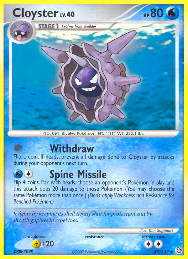 Cloyster (47/132) [Diamond & Pearl: Secret Wonders] | Exor Games Bridgewater