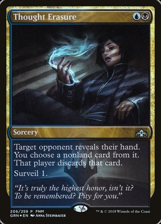 Thought Erasure [Guilds of Ravnica Promos] | Exor Games Bridgewater