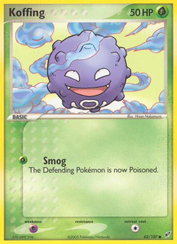 Koffing (62/107) [EX: Deoxys] | Exor Games Bridgewater