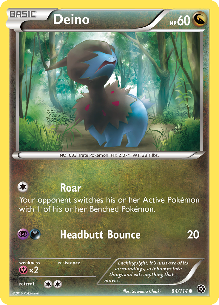 Deino (84/114) [XY: Steam Siege] | Exor Games Bridgewater