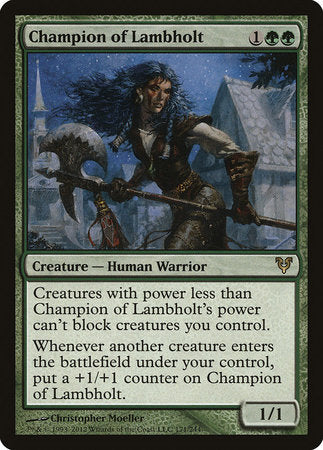 Champion of Lambholt [Avacyn Restored] | Exor Games Bridgewater