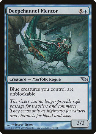Deepchannel Mentor [Shadowmoor] | Exor Games Bridgewater