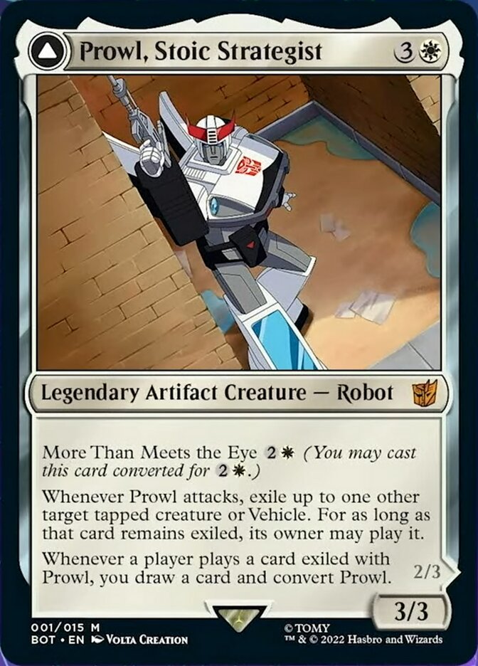 Prowl, Stoic Strategist // Prowl, Pursuit Vehicle [Universes Beyond: Transformers] | Exor Games Bridgewater