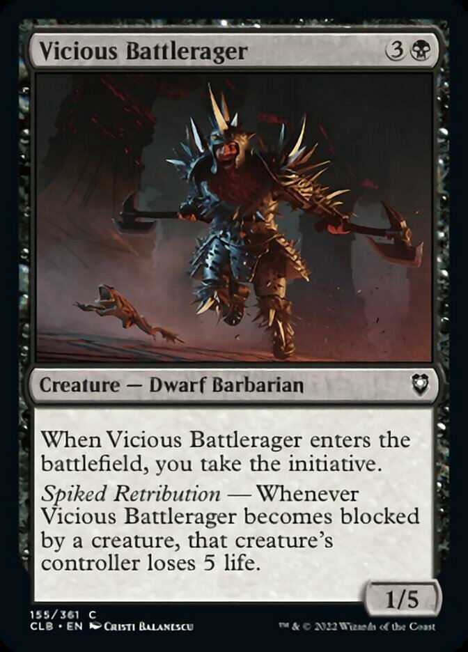 Vicious Battlerager [Commander Legends: Battle for Baldur's Gate] | Exor Games Bridgewater