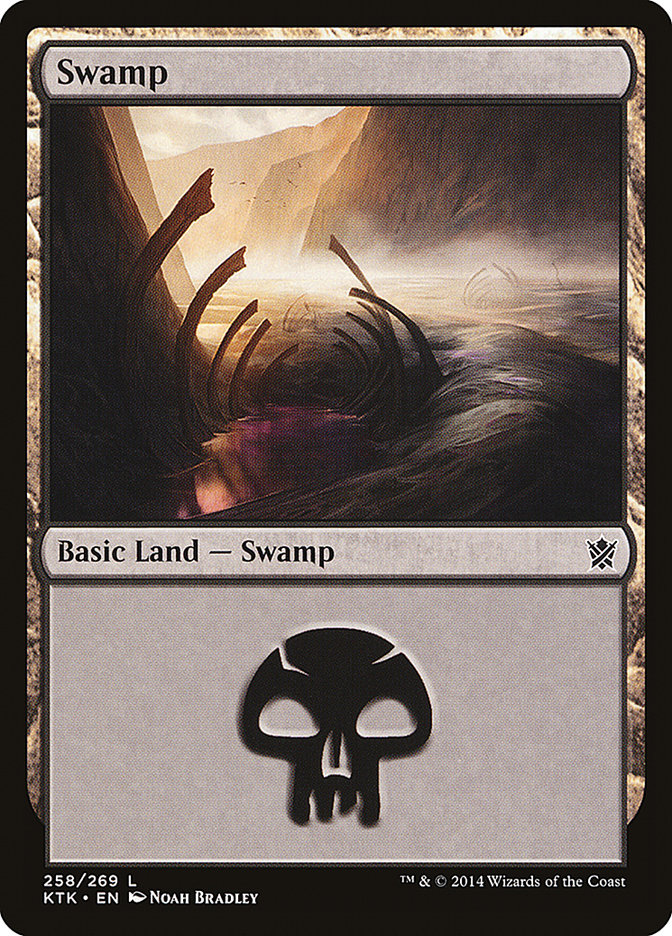 Swamp (258) [Khans of Tarkir] | Exor Games Bridgewater