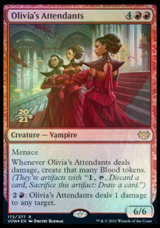 Olivia's Attendants [Innistrad: Crimson Vow Prerelease Promos] | Exor Games Bridgewater