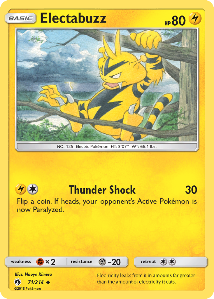 Electabuzz (71/214) [Sun & Moon: Lost Thunder] | Exor Games Bridgewater