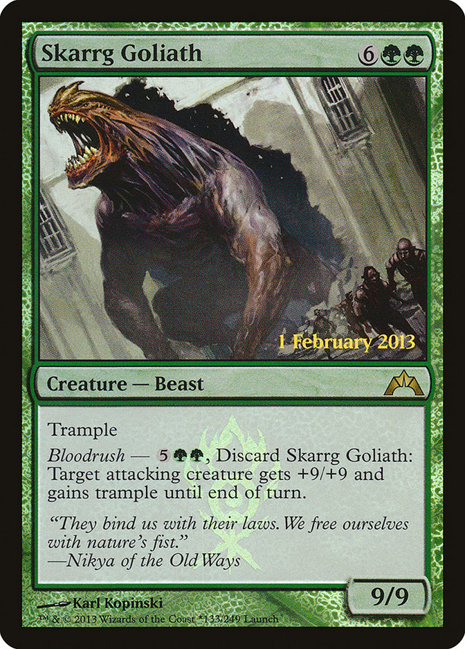 Skarrg Goliath (Launch) [Gatecrash Prerelease Promos] | Exor Games Bridgewater