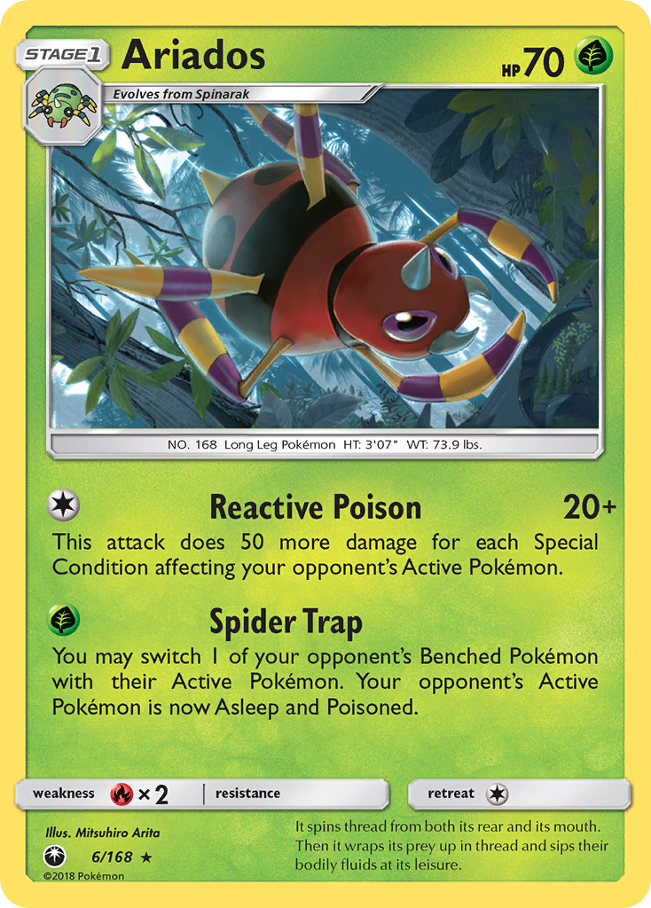 Ariados (6/168) [Sun & Moon: Celestial Storm] | Exor Games Bridgewater