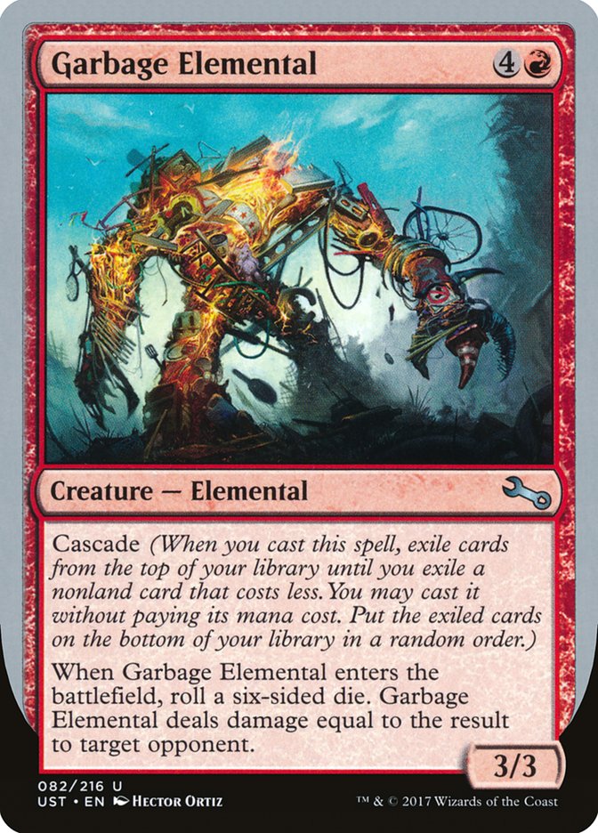 Garbage Elemental (3/3 Creature) [Unstable] | Exor Games Bridgewater