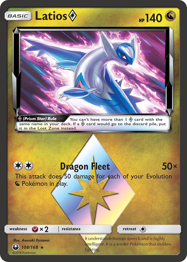 Latios (108/168) (Prism Star) [Sun & Moon: Celestial Storm] | Exor Games Bridgewater