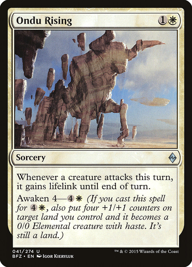 Ondu Rising [Battle for Zendikar] | Exor Games Bridgewater