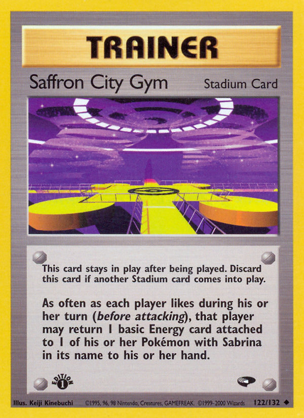 Saffron City Gym (122/132) [Gym Challenge 1st Edition] | Exor Games Bridgewater