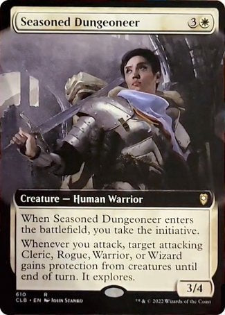 Seasoned Dungeoneer (Extended Art) [Commander Legends: Battle for Baldur's Gate] | Exor Games Bridgewater
