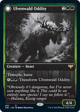 Ulvenwald Oddity // Ulvenwald Behemoth [Innistrad: Double Feature] | Exor Games Bridgewater