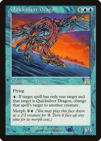 Quicksilver Dragon [Onslaught] | Exor Games Bridgewater