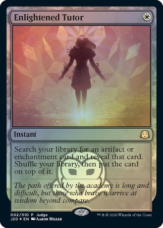 Enlightened Tutor [Judge Gift Cards 2020] | Exor Games Bridgewater