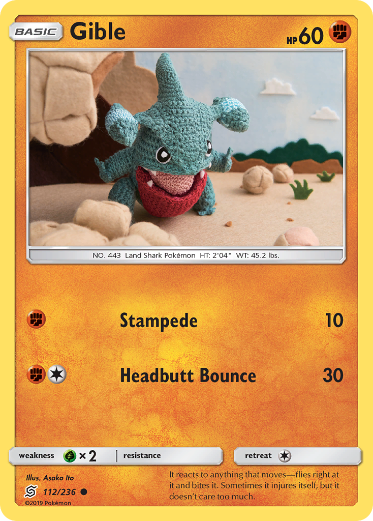 Gible (112/236) [Sun & Moon: Unified Minds] | Exor Games Bridgewater