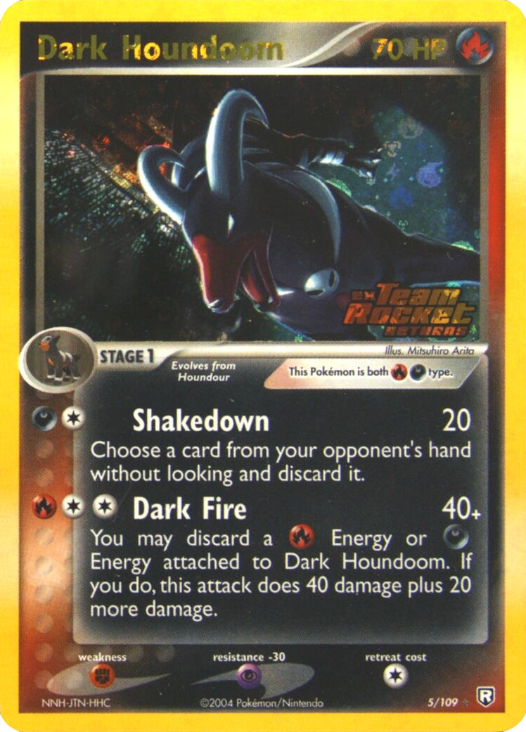 Dark Houndoom (5/109) (Stamped) [EX: Team Rocket Returns] | Exor Games Bridgewater