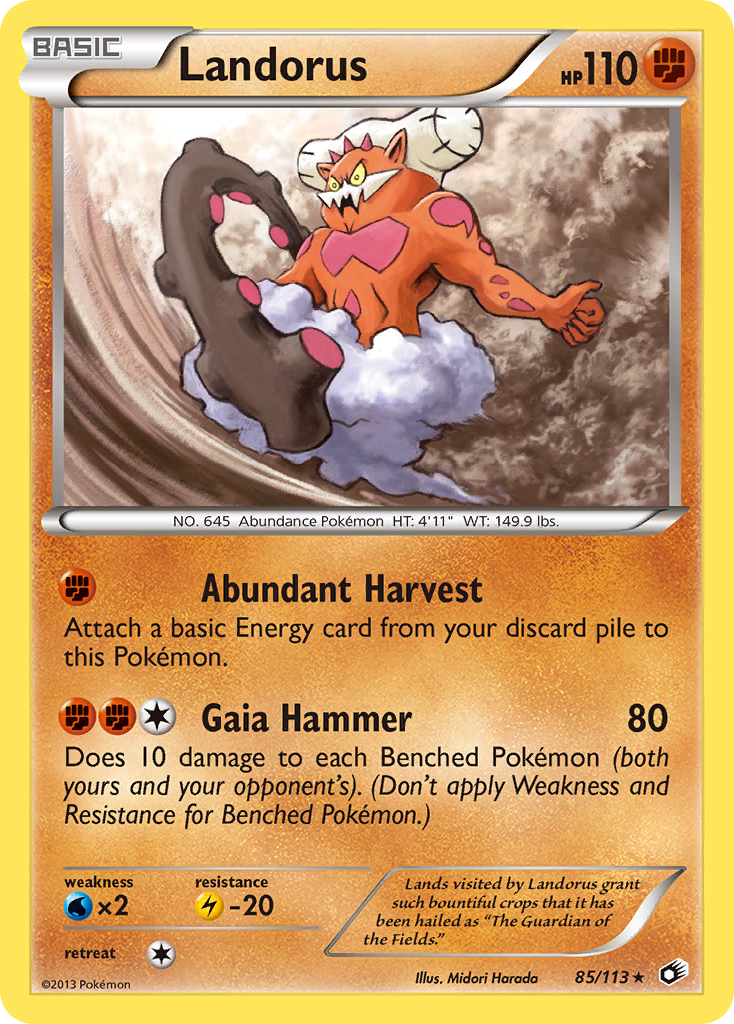 Landorus (85/113) [Black & White: Legendary Treasures] | Exor Games Bridgewater