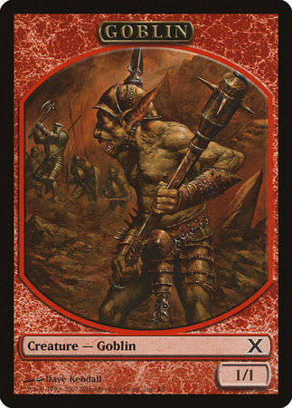 Goblin Token [Tenth Edition Tokens] | Exor Games Bridgewater