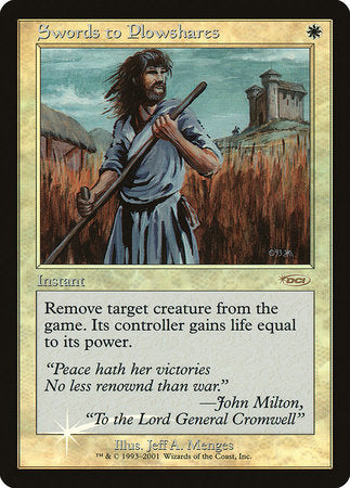 Swords to Plowshares [Friday Night Magic 2001] | Exor Games Bridgewater
