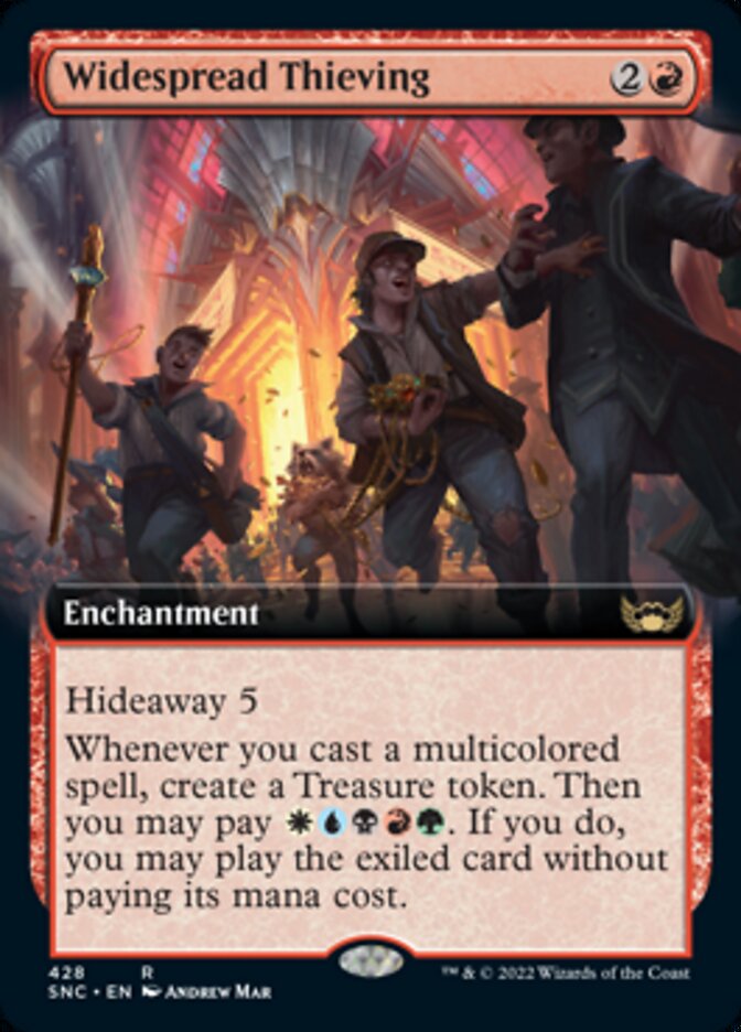 Widespread Thieving (Extended Art) [Streets of New Capenna] | Exor Games Bridgewater