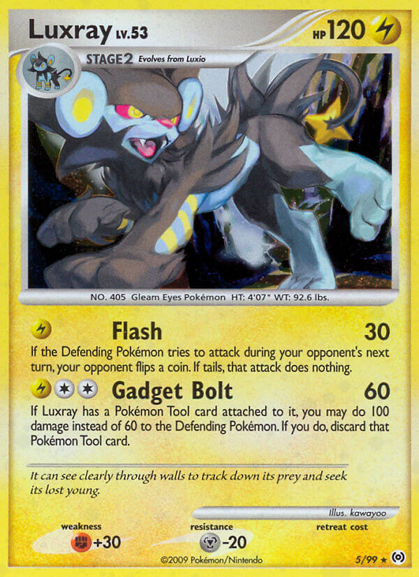 Luxray (5/99) (Theme Deck Exclusive) [Platinum: Arceus] | Exor Games Bridgewater