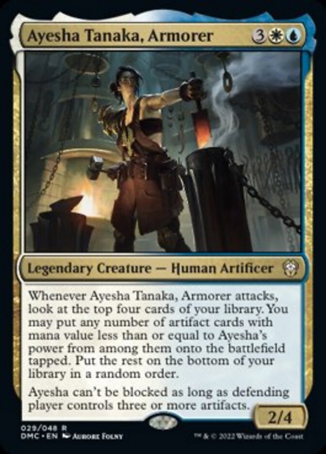 Ayesha Tanaka, Armorer [Dominaria United Commander] | Exor Games Bridgewater