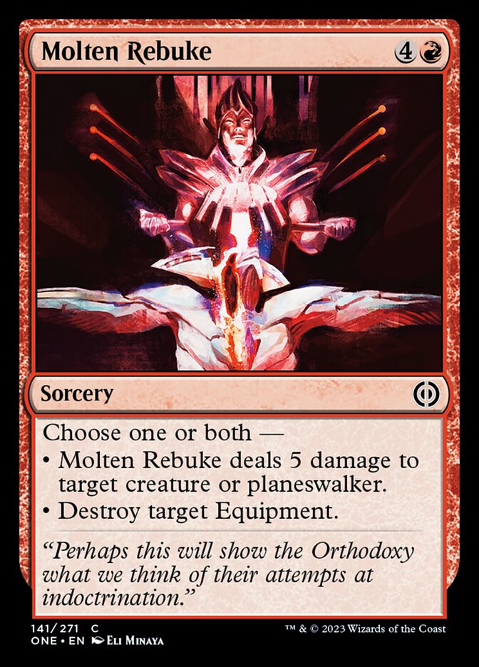 Molten Rebuke [Phyrexia: All Will Be One] | Exor Games Bridgewater