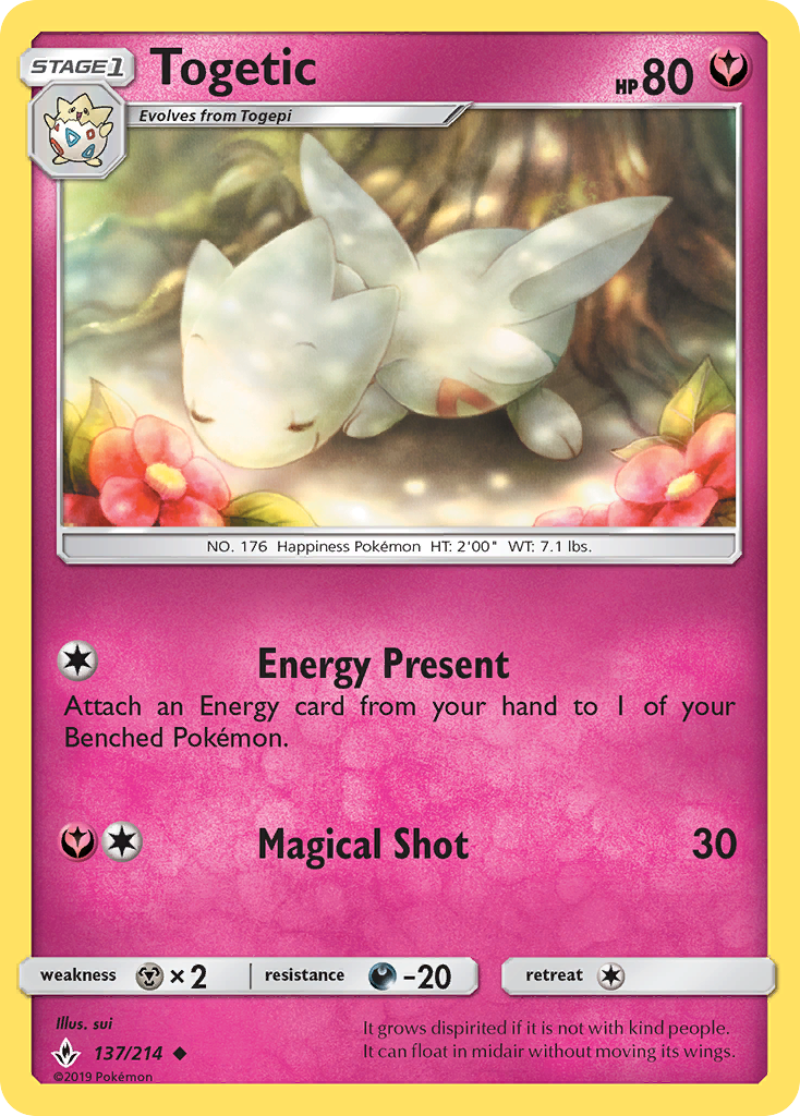 Togetic (137/214) [Sun & Moon: Unbroken Bonds] | Exor Games Bridgewater