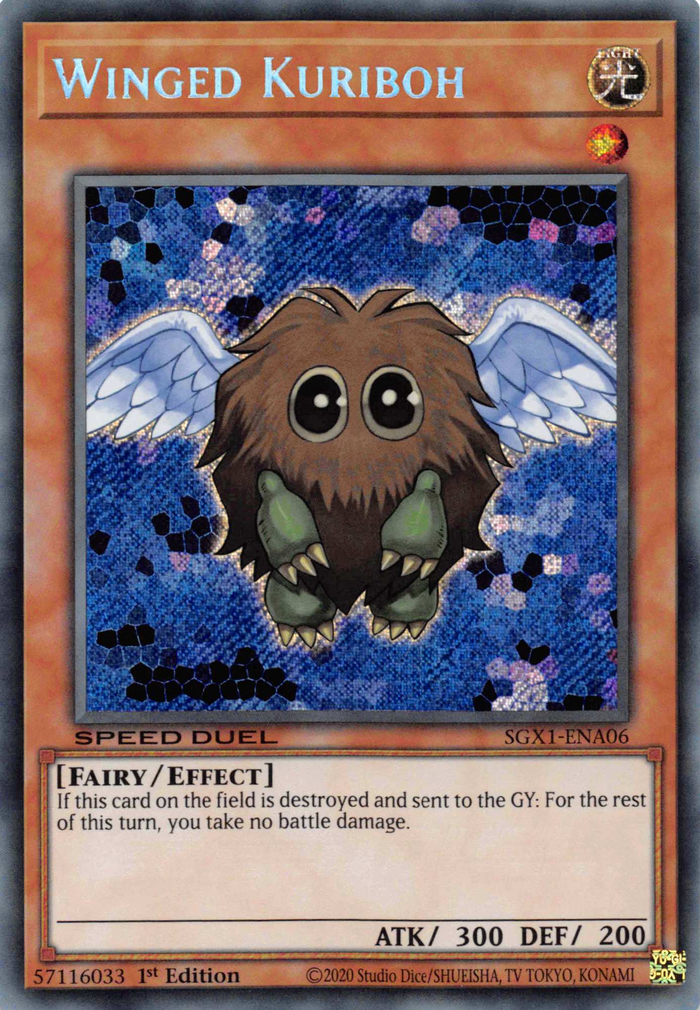 Winged Kuriboh [SGX1-ENA06] Secret Rare | Exor Games Bridgewater