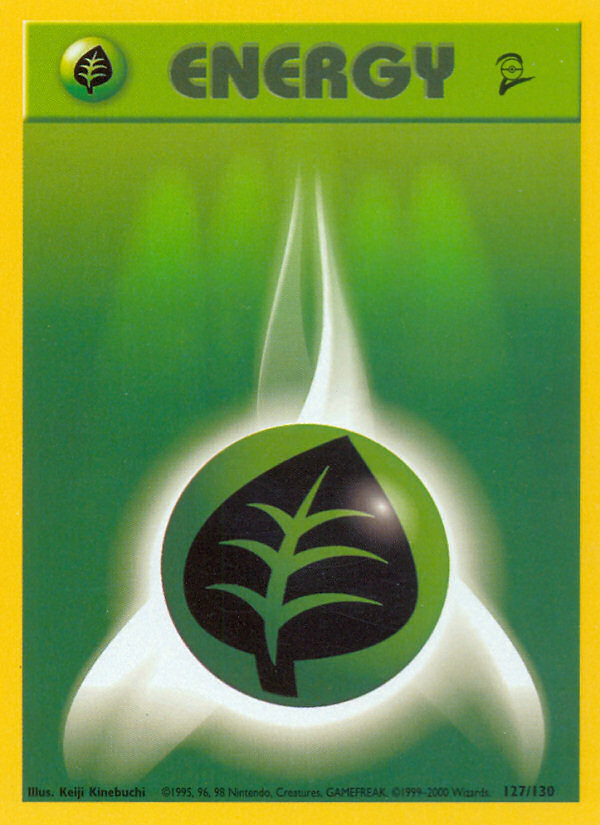 Grass Energy (127/130) [Base Set 2] | Exor Games Bridgewater