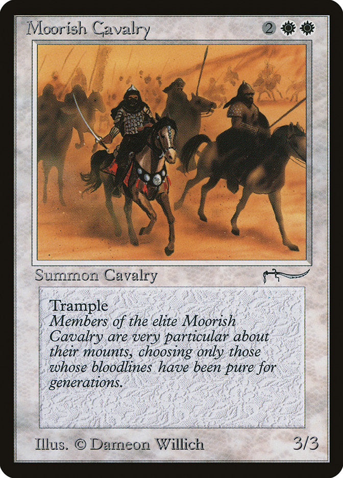 Moorish Cavalry (Dark Mana Cost) [Arabian Nights] | Exor Games Bridgewater