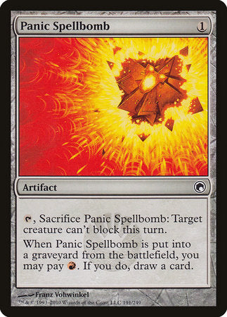 Panic Spellbomb [Scars of Mirrodin] | Exor Games Bridgewater