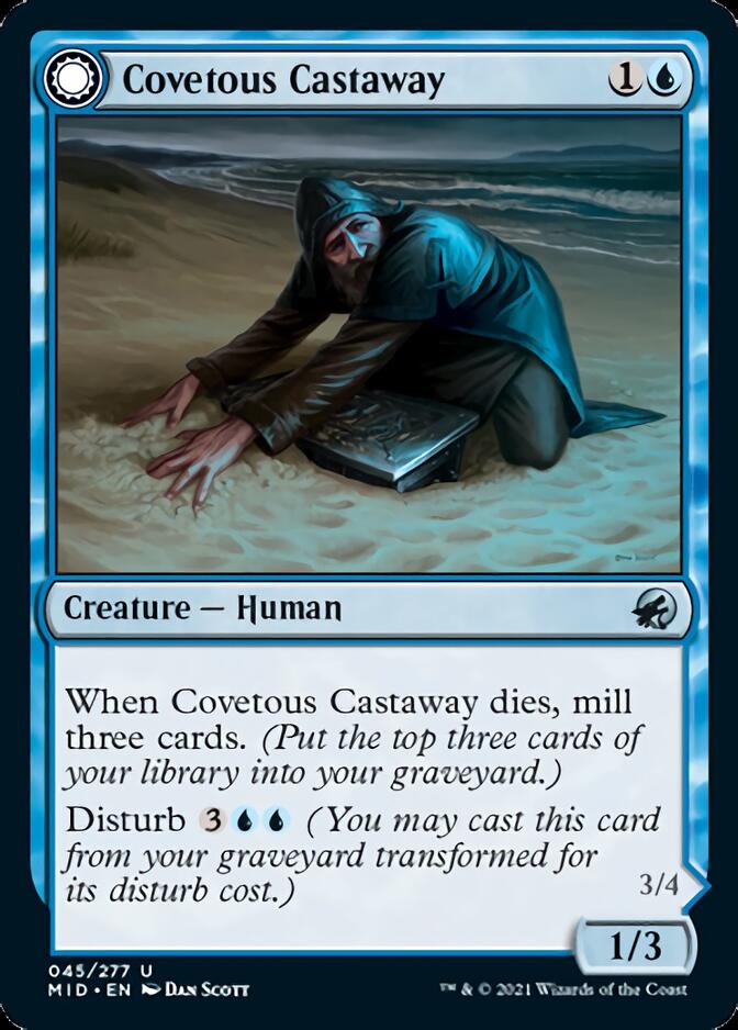 Covetous Castaway // Ghostly Castigator [Innistrad: Midnight Hunt] | Exor Games Bridgewater