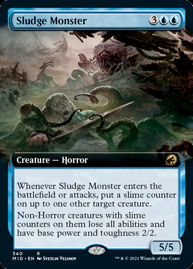 Sludge Monster (Extended) [Innistrad: Midnight Hunt] | Exor Games Bridgewater