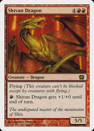 Shivan Dragon [Eighth Edition] | Exor Games Bridgewater