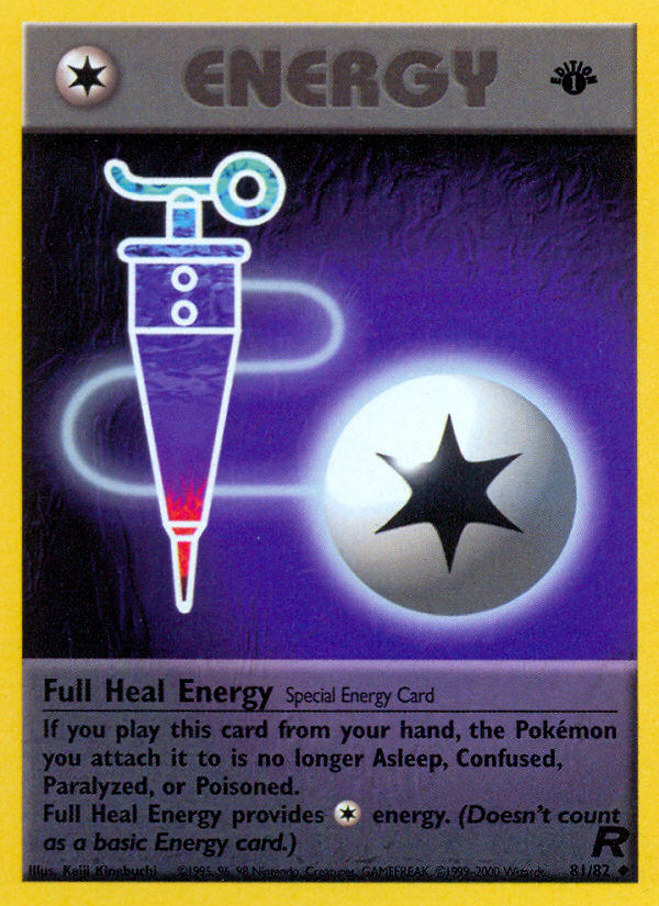 Full Heal Energy (81/82) [Team Rocket 1st Edition] | Exor Games Bridgewater