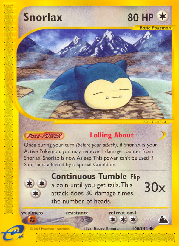 Snorlax (100/144) [Skyridge] | Exor Games Bridgewater