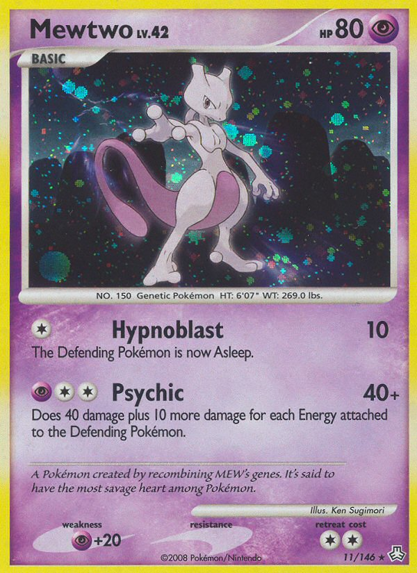 Mewtwo (11/146) [Diamond & Pearl: Legends Awakened] | Exor Games Bridgewater